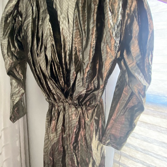 Vintage Cachet by Bari Protas Metallic Jumpsuit - Picture 4 of 4